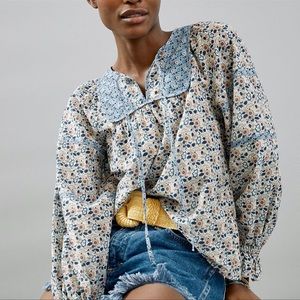 NWT Othilia Laura Peasant Blouse